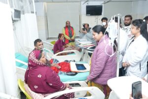 وزیر اعلیٰ نے دلشاد گارڈن میںراجیو گاندھی سپر اسپیشلٹی اسپتال کا معائنہ کیا