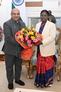 دہلی اسمبلی اسپیکر نے رشاٹر پتی بھون میں صدر جمہوریہ سے کی ملاقات