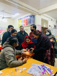 اسٹینڈنگ کمیٹی کی چیئرپرسن نے مدر اینڈ چائلڈ ویلفیئر سینٹر کا معائنہ کیا