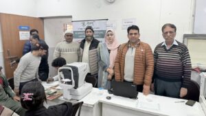 سیلم پور اسمبلی حلقہ واقع ایم ایل اے دفتر میں آئی کیمپ کا انعقاد