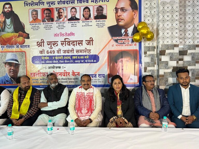 شاہ پور جاٹ گاو ¿ں میں گرو رویداس جینتی منائی گئی