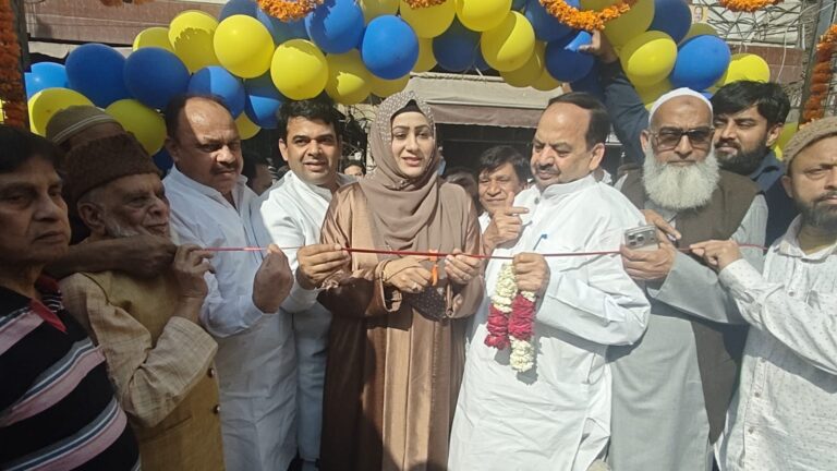 چوہان بانگر وارڈ میں بن کر تیار منی سگنیچر پلیا کا منتخب نمائندوں نے کیاافتتاح