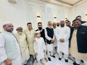 معروف سماجی وملی رہنما حافظ محمد جاوید نے دسویںشب میں نماز تراویح میں قرآن کریم مکمل کیا