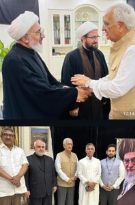 کانگریس کے وفد کی ایرانی سفیر ڈاکٹر محمد فتح علی سے ملاقات