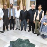 مشاورت کے وفد کی سفیر ایران ڈاکٹر محمد فتح علی سے ملاقات