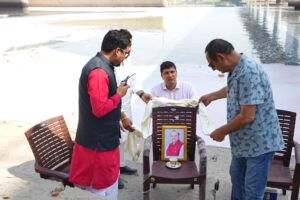 بی جے پی نے یمنا کنارے رکھی ایل جی کےلئے وداعی پارٹی