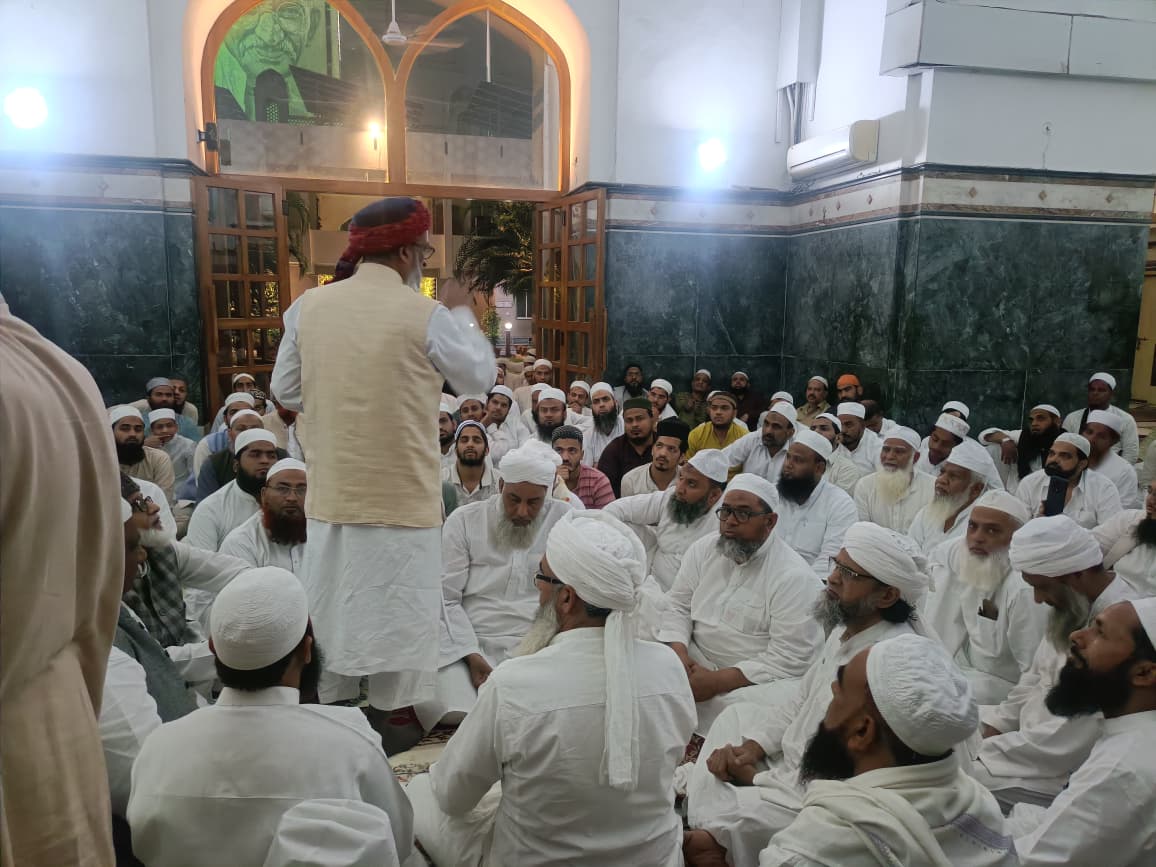 جمعیت علماءہند کے صدر دفتر مسجد عبدالنبی میں تکمیل قرآن کی روح پرور مجلس منعقد