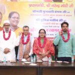 بی جے پی دہلی اقلیتی مورچہ کے ذریعہ منوری بیگم اورسمت بھسین کا استقبال