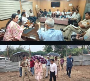 حج انتظامات سے متعلق جائزہ میٹنگ اور حج کیمپ مقام کا معائنہ