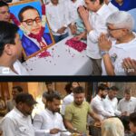 پردیش کانگریس صدر دیویندر یادوکی قیادت میں بابا صاحب بھیم راو ¿ امبیڈکرکو یاد کیا گیا