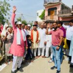 نجف گڑھ وارڈ کے تحت متراﺅگاﺅں کو چیتن وہار سے جوڑنے والی سڑک کا افتتاح