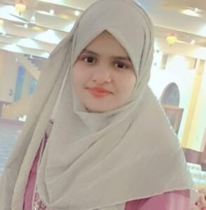 سارہ حسن نے ا ±ردو مضمون میں صد فیصد نمبرلاکر خاندان کا نام روشن کیا