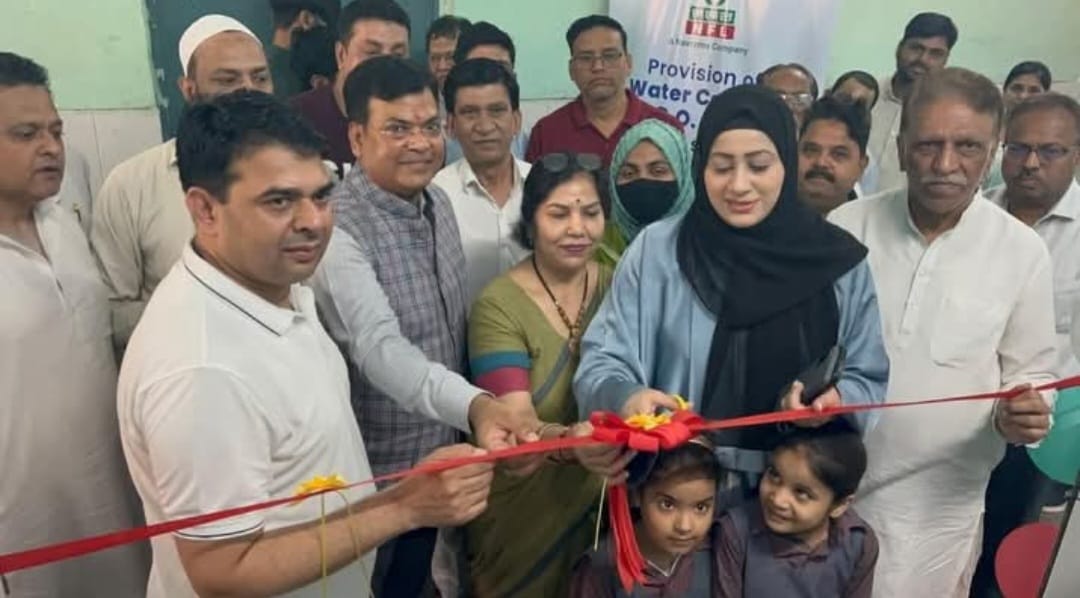 ایم سی ڈی اسکول جعفرآباد میں دو واٹر کولر لگائے گئے