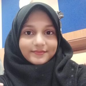 علما رضا نے 12ویں کلاس میں90 فیصد نمبرات حاصل کیے