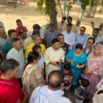 نجف گڑھ وارڈ کے تحت نو تعمیر شدہ سڑک کے ترقیاتی کام افتتاح کیا گیا