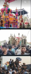 عاشورہ(10محرم ) کے موقع پرکربلا سانکھنی پر شہدائے کربلا کو یاد کر بلند ہوئیں یا حسینؑ کی صدائیں