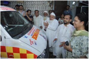 بابر پور اسمبلی کے تحت کبیر نگر وارڈ کے مکینوں کوچوبیس گھنٹہ ساتوں دن مفت ایمبولینس سروس کا تحفہ
