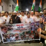 بابر پور اسمبلی حلقہ کے کبیر نگر وارڈ کے تحت مقامی کونسلر حاجی ظریف کی قیادت میں کینڈل مارچ