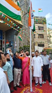 دہلی اسٹیٹ حج کمیٹی کی جانب سے حج منزل میںجشن آزادی اور پرچم کشائی