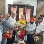 صدر بازار کے تاجروں کاجے پی بھائی کو نئی ذمے داری ملنے پردیا استقبالیہ