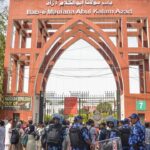 جامعہ ملیہ اسلامیہ کے کیمپس میں طلبا ءکا اپنے مطالبات کو لے کر دو دونوں سے احتجاج جاری